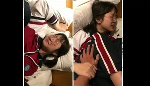 Horny Asian girl with phat funbags rockets for toys - Slutty Japan! Horny teenager Hina Maeda flaunts her humid asian vulva, gets fingers raw with cream.